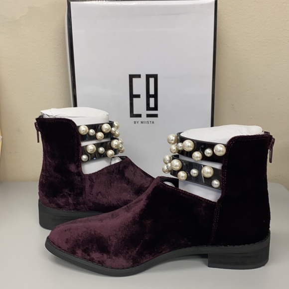 E8 By Miista shoes Model: Maisie velvet Bootie - Picture 4 of 4